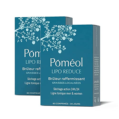 POMÉOL ǀ Complément alimentaire brûleur de graisse puissant et raffermissant - LipoReduce ǀ 2 x 30 jours ǀ Forskoline, Ascophyllum, Vitamine B6, Chrome Cover
