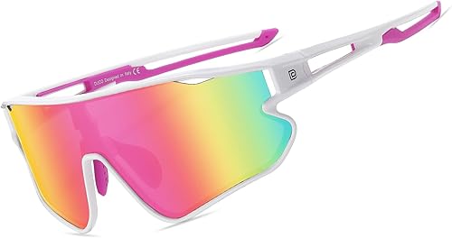 DUCO Gafas de sol polarizadas para béisbol, ligeras, TR90, marco UV400, deportes, ciclismo, para hombres y mujeres