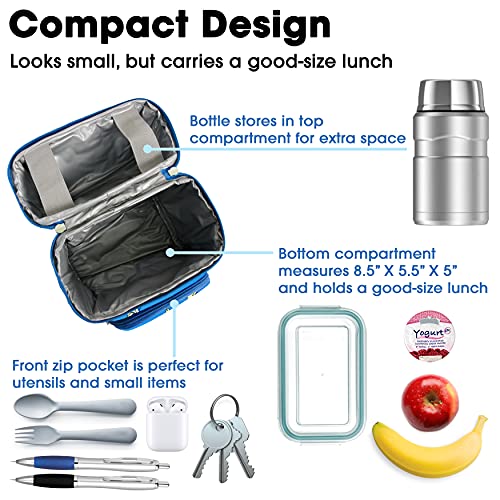 Image of J World Corey Kids Lunch Bag. Insulated Lunch-Box for Boys Girls, Little Stars
