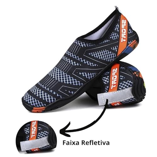 Sapatilha Nautica aquatica Unissex Neoprene Terra agua Cor:Cinza;Tamanho:37/38