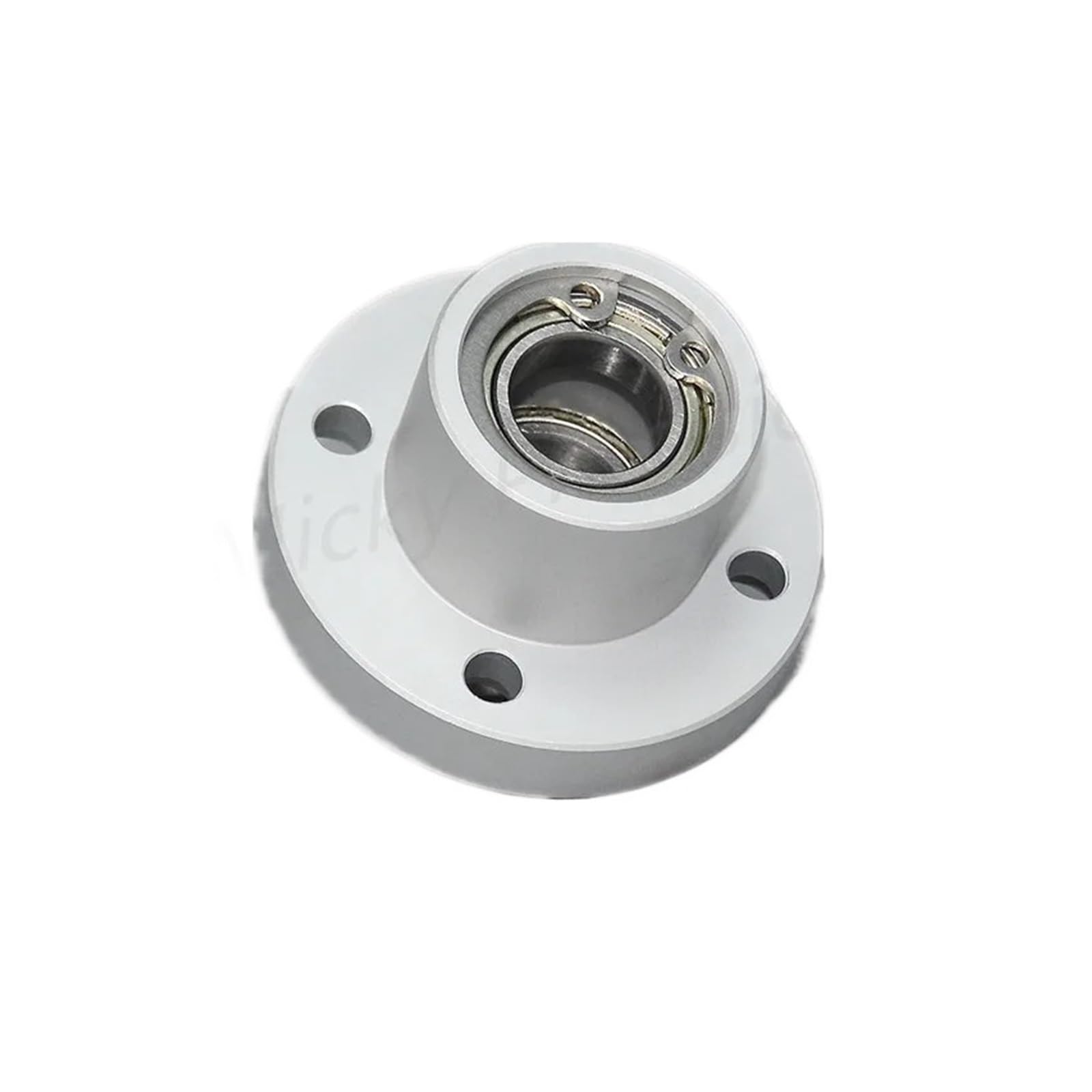 Flansch-Rundlager mit Gehäuse, Aluminium-Flansch-Doppellagersitzbaugruppe mit Schnalle, Durchmesser 3 mm bis 50 mm(MT174S,6002ZZ-L30-D15)