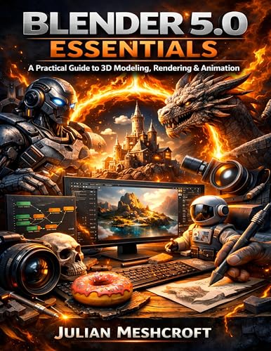 Blender 5.0 Essentials: A Practical Guide to 3D Modeling, Rendering & Animation (CGXpert series Book 1)