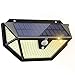 286 LED Luce Solare Esterno, 2600Lumen Lampade Solari da Esterno 3 Modalità [2200mAh], con Sensore di Movimento, Illuminazione a 270°, IP65 per Giardino, Garage, Cortile