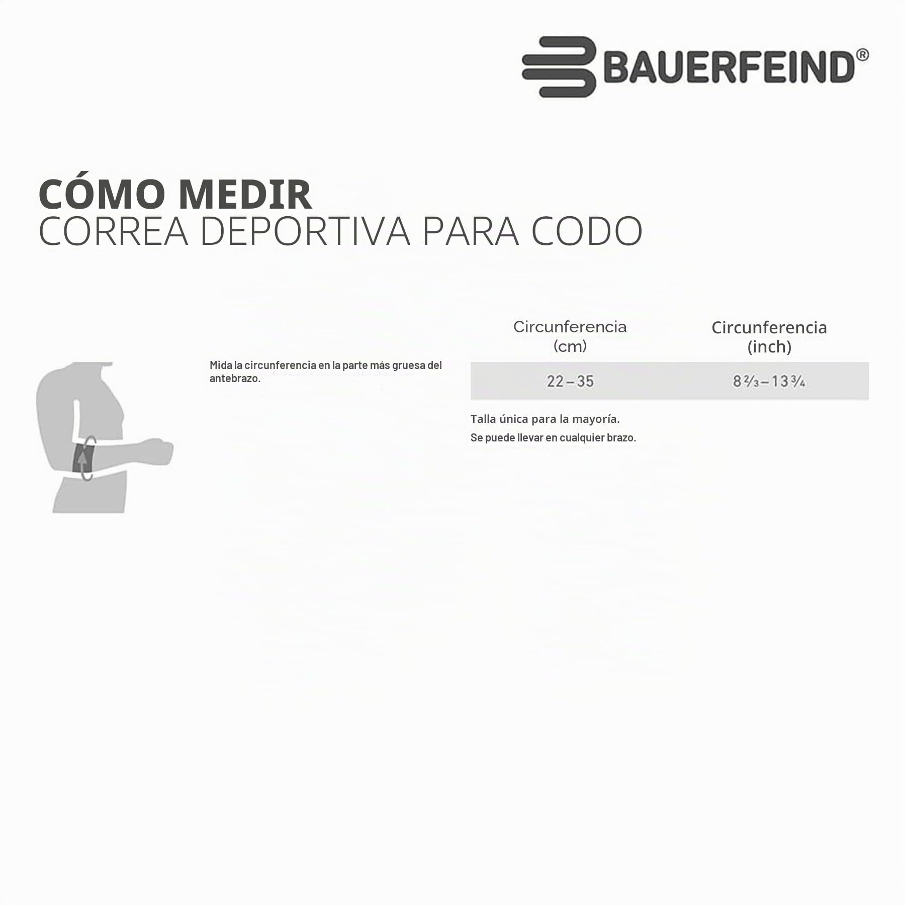 Bauerfeind, 1 Brazalete de deporte para el codo unisex, Adecuado para ambos codos, Para tenis, bádminton o squash, Reducción de la carga en el músculo del antebrazo, Almohadilla de silicona, Sistema de cierre Boa, Negro, 11469461170000