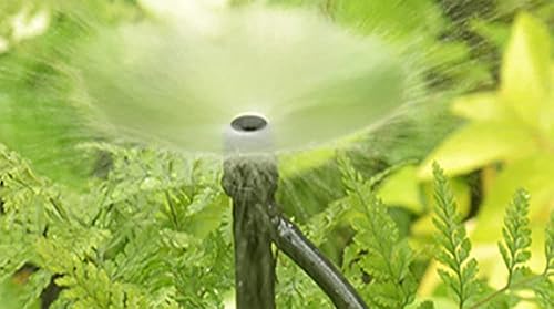 Miniatura 3 de Goteros de riego para tubo de riego por goteo de 14 pulgadas, emisores de goteo negros en estaca de flecha de 5 pulgadas, gotero de flujo de agua