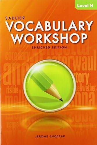 Vocabulary Workshop Enriched Edition Level H