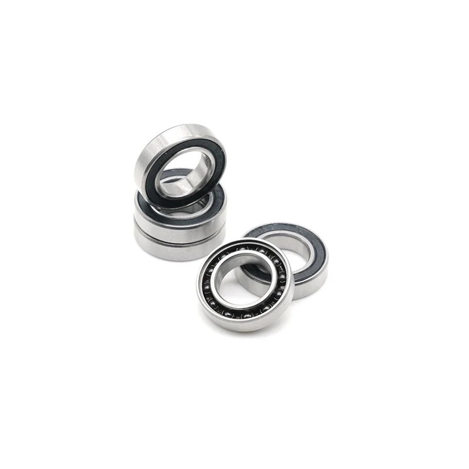 Rodamiento S6801RS CB de bolas de acero inoxidable miniatura con retenes de goma 4