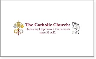 CafePress Catholic Church Outlasting Oppressive Governments Rectangle Bumper Sticker Car Decal