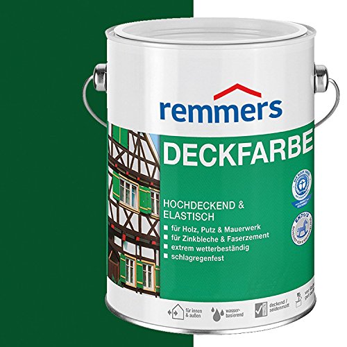 Remmers 2,5 Liter Deckfarbe Moosgrün