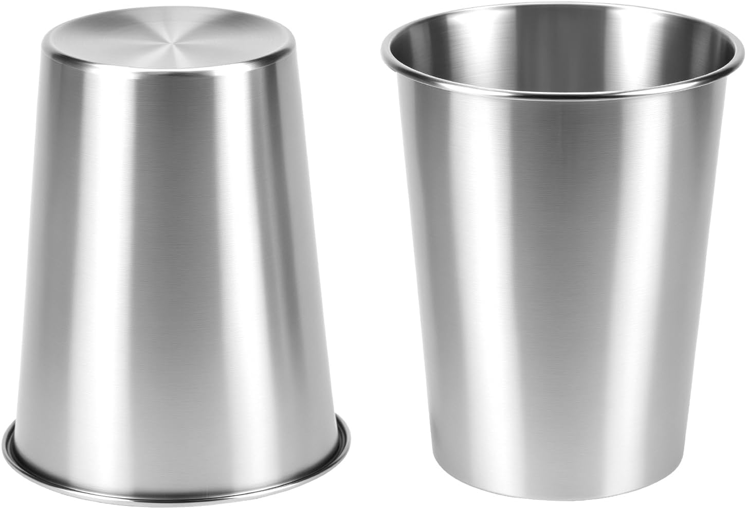 QWORK 12oz Stainless Steel Cups, 16 Pack 350ml Metal Tumblers – Stackable Shatterproof Design for Home, Camping & Parties - Image 8