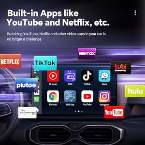 Carlinkit CarPlay AI Box Android 13.0 Wireless CarPlay & Android Auto Adapter, Compatible with Netflix/YouTube/TIK Tok/TF Card, Plug & Play for Cars Equipped with OEM Wired CarPlay 8-Core (8G+128G) — photo 2 of 6