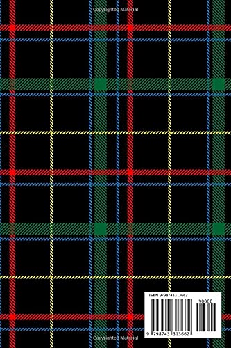 Tartan Pattern Notebook/Notepad, Lined Notebook Journal with Crisp White Paper, Soft Matt Cover - Image 2