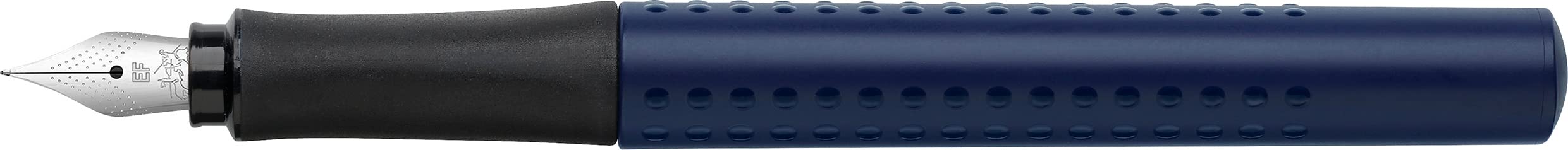 Faber-Castell 140807 – pióro Grip 2011, pióro EF, klasyczny niebieski, 1 sztuka