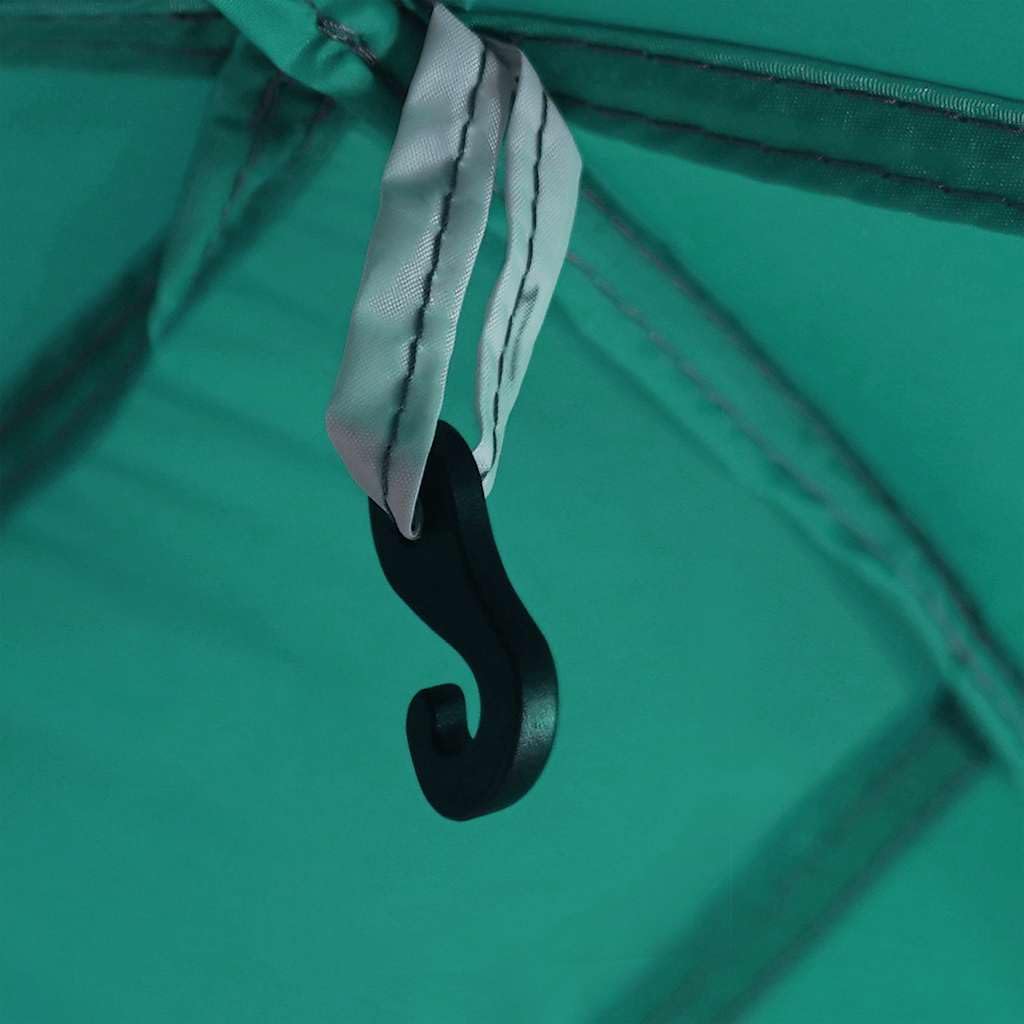 Tente de Piscine moustiquaire avec parois en Maille Bleu Azur, abri Amovible imperméable en Polyester avec revêtement PU, résistant au Vent, Double Toit Amovible pour intimité,