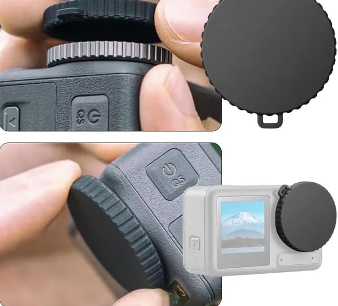 Miniatura 4 de Cubierta antipolvo para lente de cámara DJI Osmo Action 5 Pro, funda protectora de silicona antideslizante a prueba de polvo para DJI Action 435 Pro