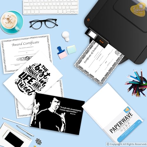 Image of A4 White /Coloured Paper, 250 GSM, Pack of 25 Sheets, for Art, Craft & Project Work