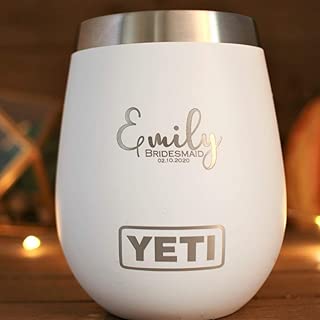 yeti wine tumbler personalized