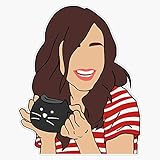 Colleen Ballinger Sticker Vinyl Decal Wall Laptop Window Car Bumper Sticker 5'