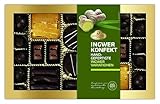 Lühders Ingwer-Konfekt – 250g – Ingwer Marzipan Pralinen – Edle Süßigkeit & Geschenkidee – inkl. Naschwerk® Sticker