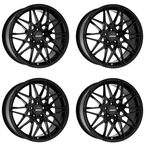 4x Carmani alloy rims 18 Knut 8.0x19 ET45 5x112 black matt