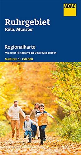 ADAC Regionalkarte 07 Ruhrgebiet 1:150.000: Köln, Münster - Straßenkarte und Autokarte
