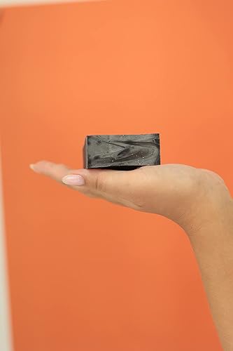 Miniatura 5 de NOA PURE - Jabón en barra de carbono natural, jabón vegano hecho a mano con aceites esenciales de primera calidad para cara, manos y cuerpo, jabón