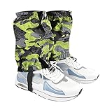 Gupcaqosjw polainas para senderismo,polainas para botas de montaña | Polainas para piernas Polainas para senderismo Wrap | Polainas ajustables para zapatos, polainas para botas para raquetas de nieve,
