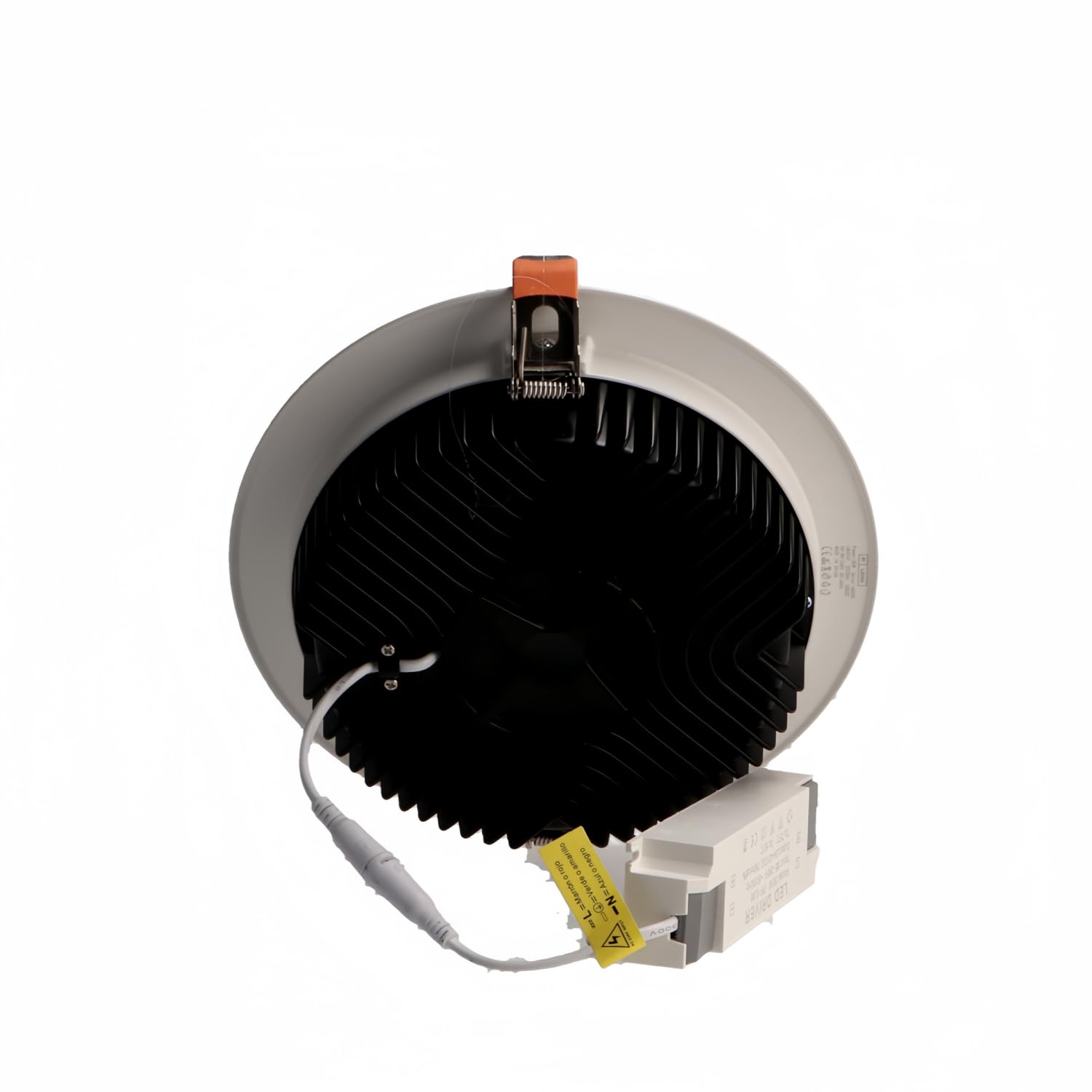 ONSSI Foco Downlight LED de Techo 30W 2800lm, Cobslim Led Circular Φ230mm Marco Blanco Empotrado Blanco Frío 6000K