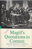 Magill's Quotations In Context, (V.2) Second Series, Volume Two: LIV-Z B000OK1KY6 Book Cover