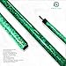 Billiard Cue Carbon T700 Carbon Fiber 56 Inch XTC 12mm Tip Billiard Accessories 1/2 Joint Handmade Straight for 8-Ball/9-Ball 18-20 Ounces (Green)