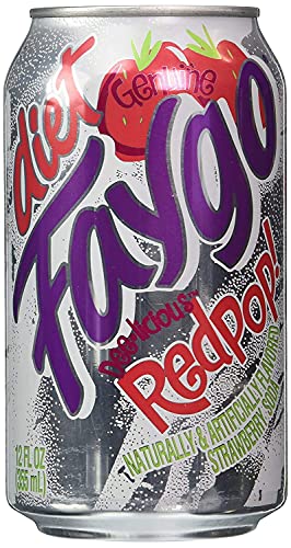 Faygo Diet Redpop Red Pop Soda 8 Pack Of 12 Oz Cans #TOP18