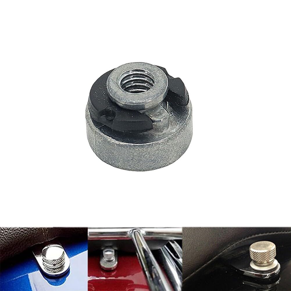 Dadi Montaggio Sella Moto In Alluminio - Filettatura 1/4-20, Per Harley Sportster 1996-2017, 2 Pezzi - Foto 8