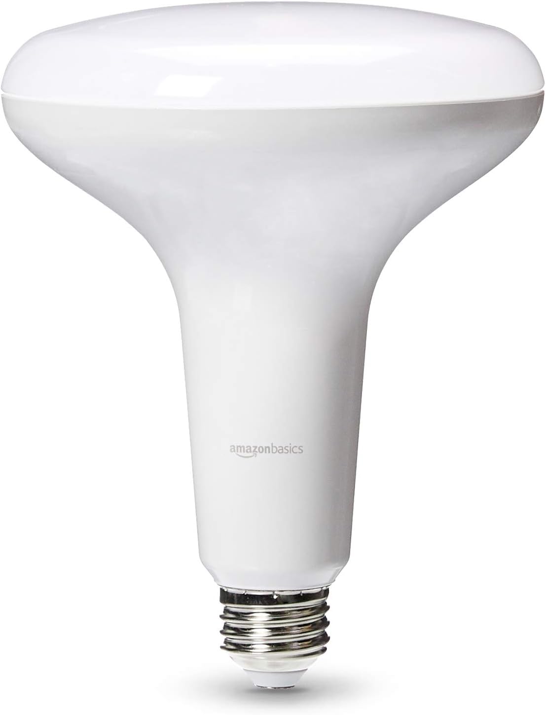 Amazon Basics Commercial Grade 25,000 Hour LED Light Bulb | 75-Watt Equivalent, BR40, Daylight, Dimmable, 6-Pack