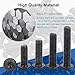MroMax 20Pcs M5 x 20mm Button Head Socket Cap Bolts Screws, Alloy Steel 10.9 Grade, Allen Socket Drive, Black Oxide Finish, Fully Machine Thread