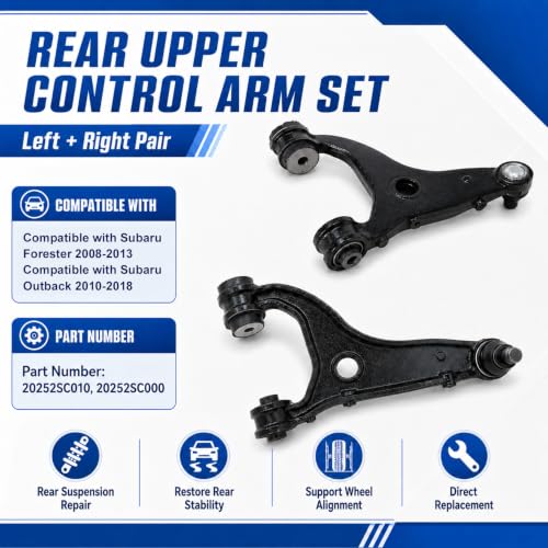 FZJDSD 2Pcs Rear Upper Control Arms (Left + Right) Fit for Subaru Forester 2008-2013, Outback 2010-2018, Rear Suspension Arm Pair, Replace 20252SC010 20252SC000 by FZJDSD - Used condition - Image 2
