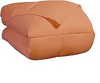 Vista 20 de Edredón clásico para todas las temporadas Down Alternative construcción deflector, king, color azul aster, Blanco, King