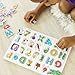 Melissa & Doug Lift & See Alphabet Wooden Peg Puzzle (26 pcs) - FSC Certified