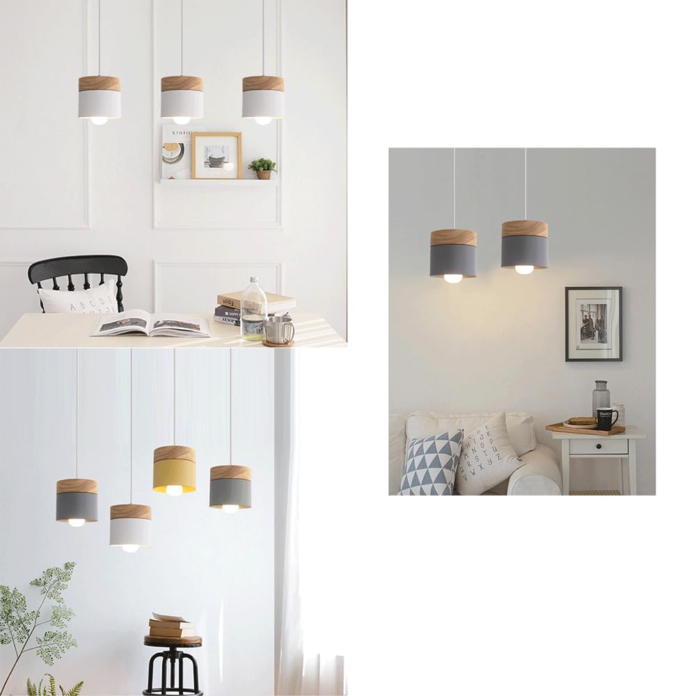 RCIDOS Luces Colgantes Lujo Ligeras Modernas Lámpara Techo Elegante para Sala De Estar Lámpara Suspensión Media con Personalidad Lámpara Colgante Cilíndrica Simplicity para Cocina Isla Comedor sobre