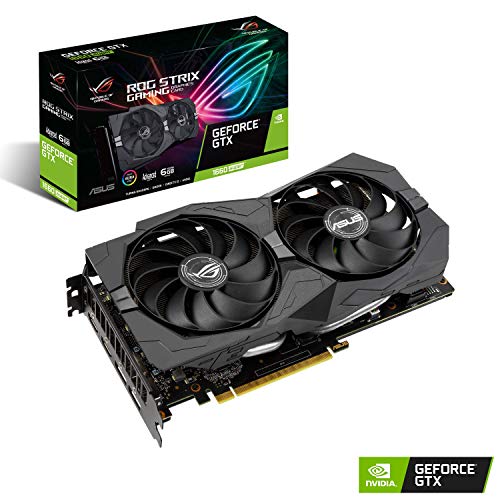 Asus ROG Strix NVIDIA GeForce GTX 1660 SUPER Advanced Edition, Scheda Video Gaming, 6 GB GDDR6, HDMI, DisplayPort, Ventole AxialTech, DirectCU II e Tecnologia Auto-Extreme per Gaming FullHD - Scheda video - Immagine 1