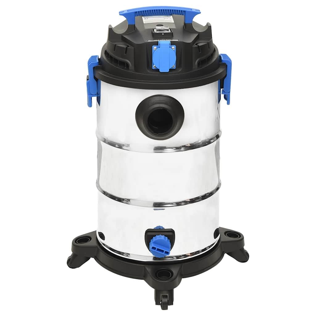 Aspirapolvere a umido e a secco, 1200 W, 30 l, in acciaio inox