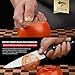 MAD SHARK Premium Paring Knife 5 Inch Small Kitchen Knife, High-end Best Sharp Fruit Knife, German molybdenum-vanadium Stainless Steel, Razor Sharp Pairing Knives, Knife for Fruit - Black