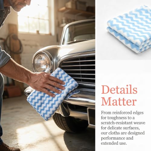 Fiuyorl 21-Pack Coral Fleece Microfiber Kitchen Towels and Dishcloths #TOP23