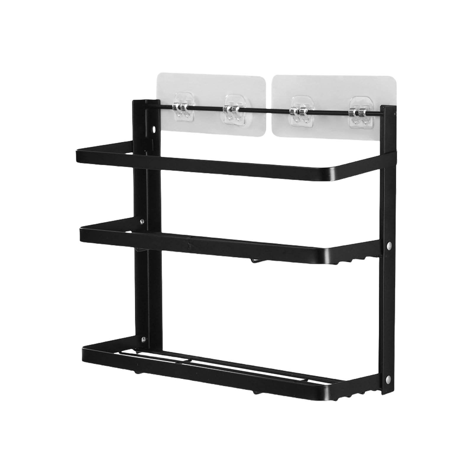 Tsophreniq Space Efficient Expandable Kitchen Shelf Wall Mount Organizers Load Capacity Rustproof Metal Frame Kitchen Organizers