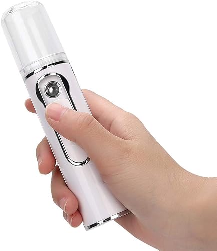Miniatura 9 de Vaporizador facial, vaporizador facial iónico, vaporizador facial de niebla cálida, aerógrafo hidratante portátil para la piel facial para hidratar