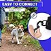 Loutep Waterproof Dog Leash 10ft, 16ft, 30ft, 50ft PVC Recall Long Line Dog Leash Beach Swimming Tracking Training Dogs Lead for Small, Medium and Large Dogs