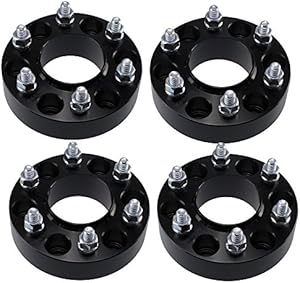 Set of 4 | 25mm 6x4.5 Hubcentric Wheel Spacers | fits Nissan Frontier Pathfinder Xterra 6 Lug 6x114.3