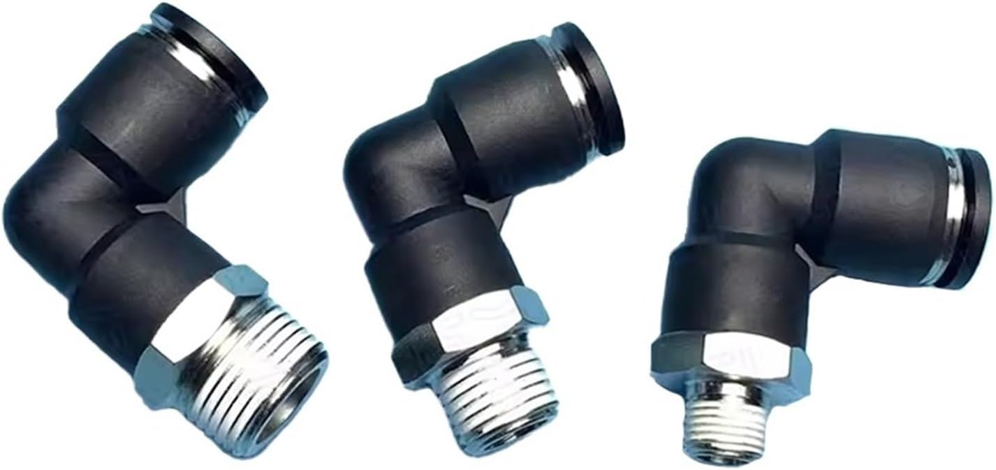1pcs Pneumatic Quick Connector inch Air Pipe 1/4 "5/16" 3/8 "1/2" PL External Thread BSPT 1/8 1/4 3/8 1/2 Pipe Connector PL1/4-02 03(PL 5l16-PT1l4)