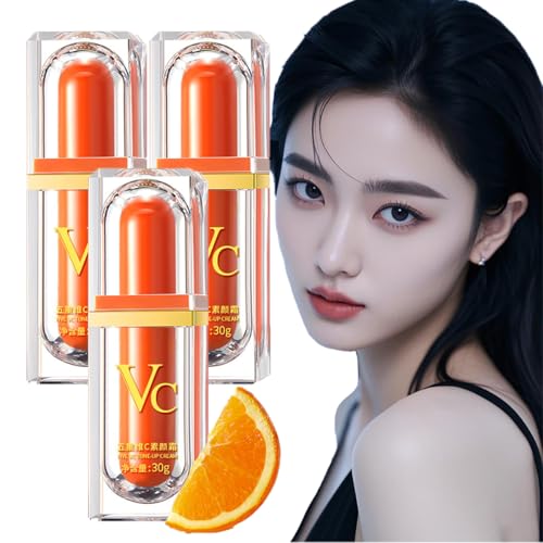 XIRUJNFD Vitamin C Makeup Tone Up Cream, Five Vitamin C Tone-Up Cream, Multi 4-In-1 Face, Concealer, Face Primer and Makeup (3) 1Pcs