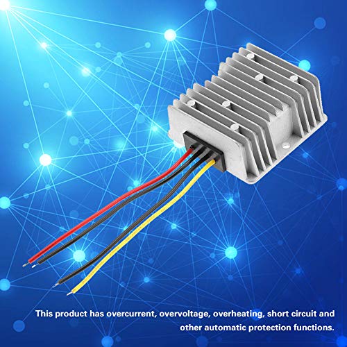 Qcwwy Regulador Convertidor DC-DC, Fuente de Alimentación Elevadora de Alta Eficiencia 10A 240W, para Vehículos y Componentes Electrónicos de Equipos CNC