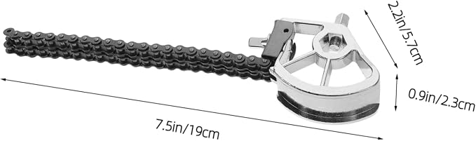 Pedal simple para batería con doble cadena, color plata miniatura 2